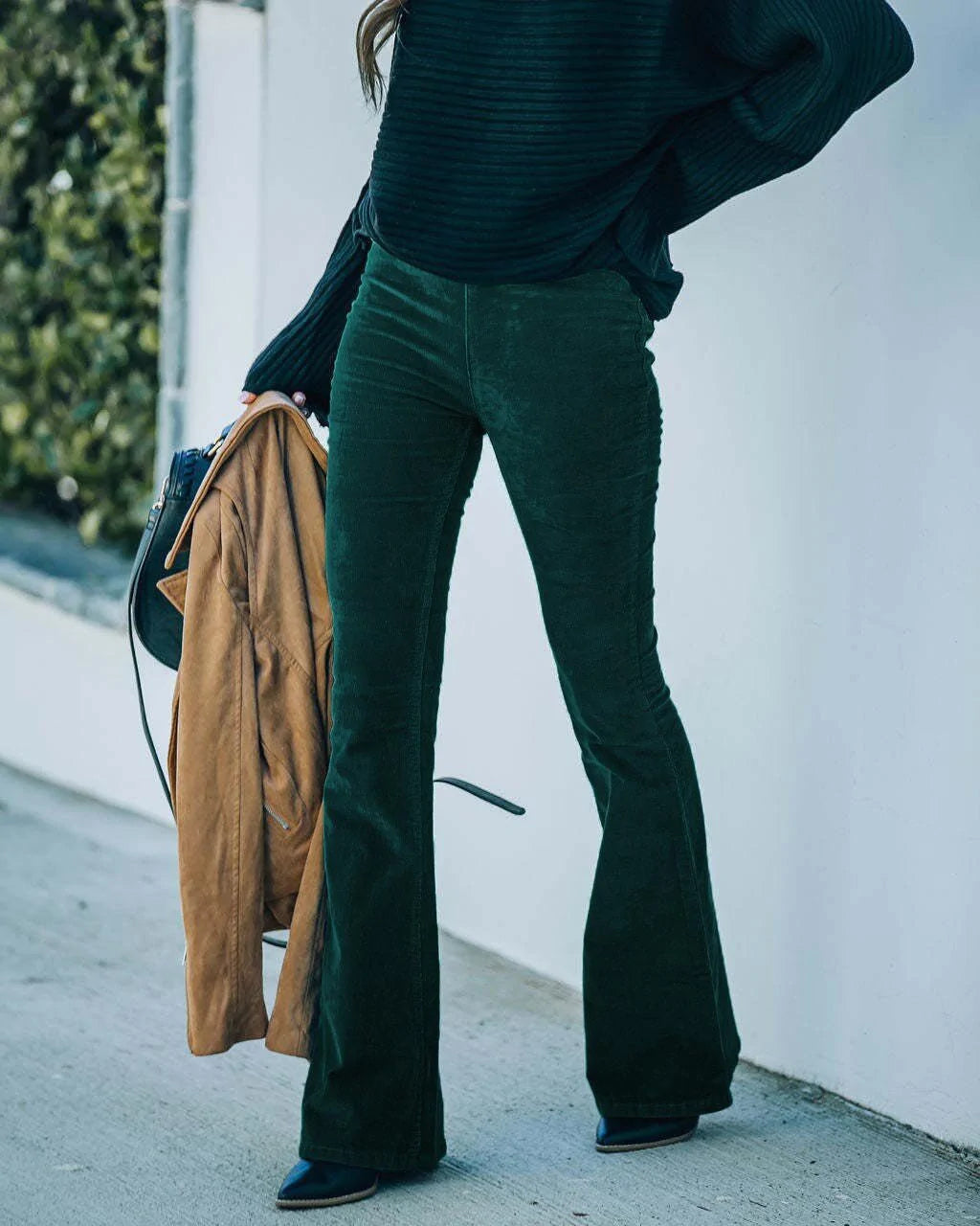 Pantalon taille haute pour femmes | Flare