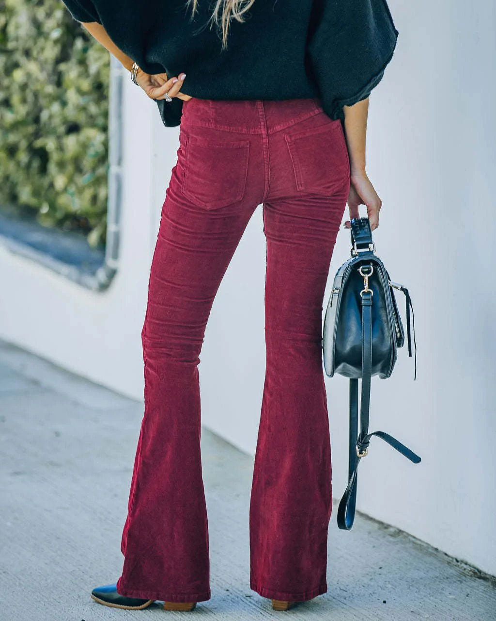 Pantalon taille haute pour femmes | Flare