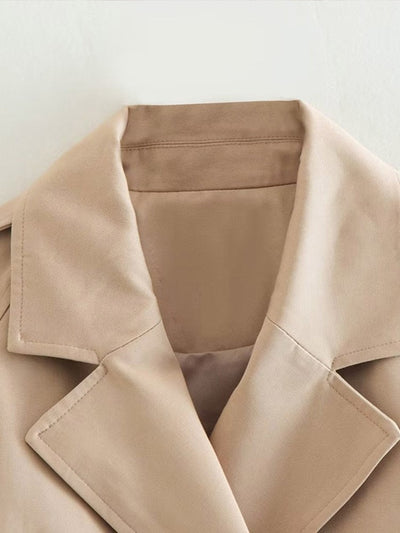 Trench-coat croisé pour femmes | Chaud