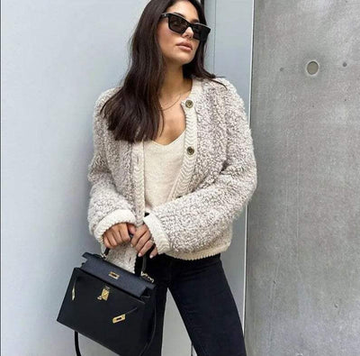 Cardigan Teddy Femme | Chaud
