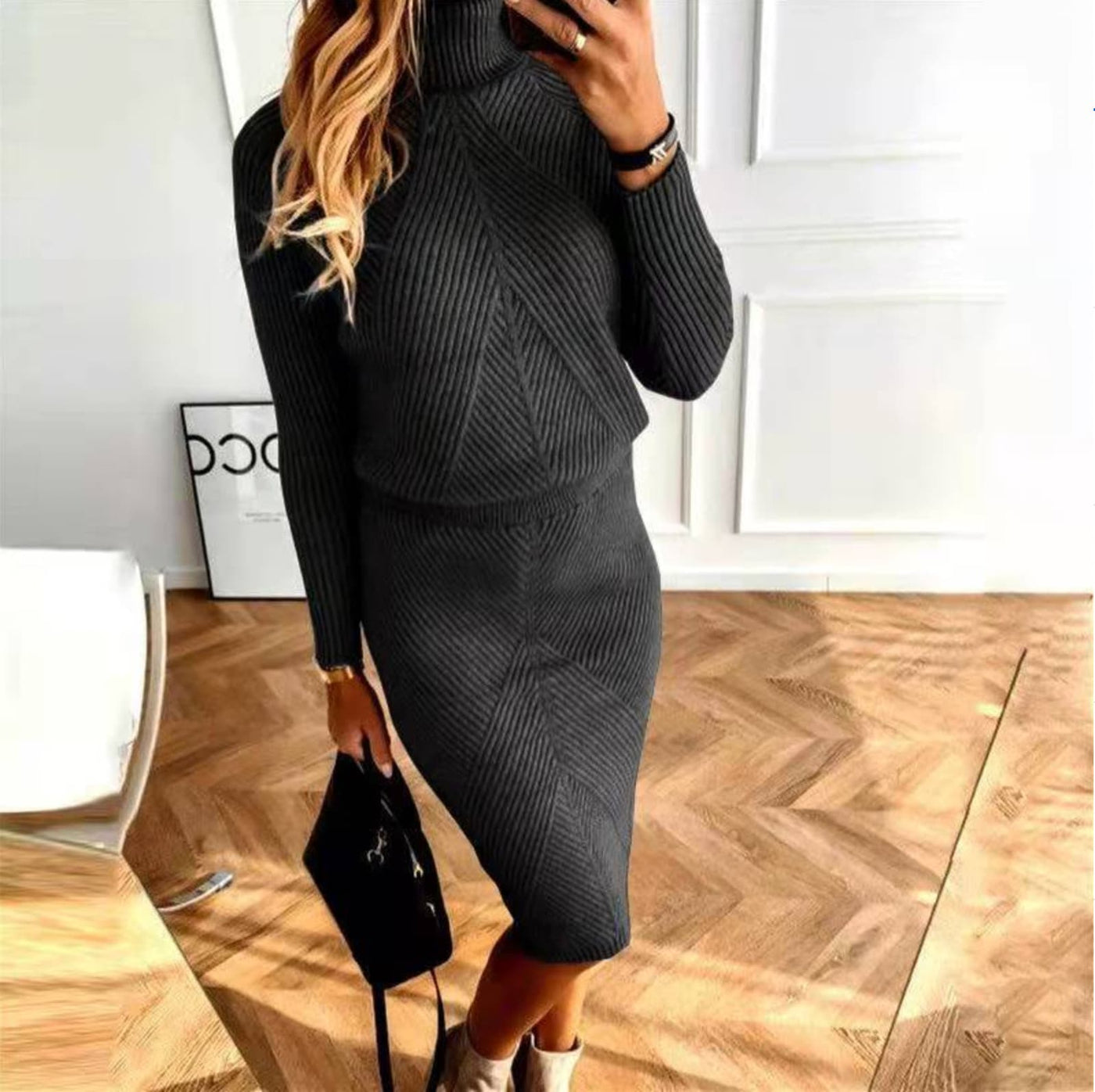 Ellen | Robe chaude et confortable pour femme | Midi