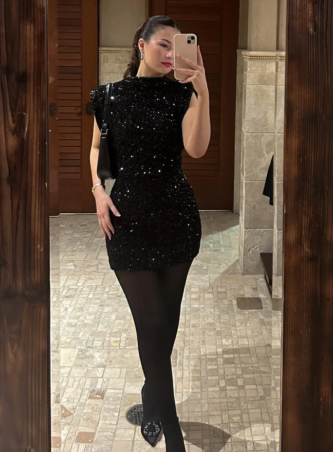 Robe à paillettes pour femmes | Mini