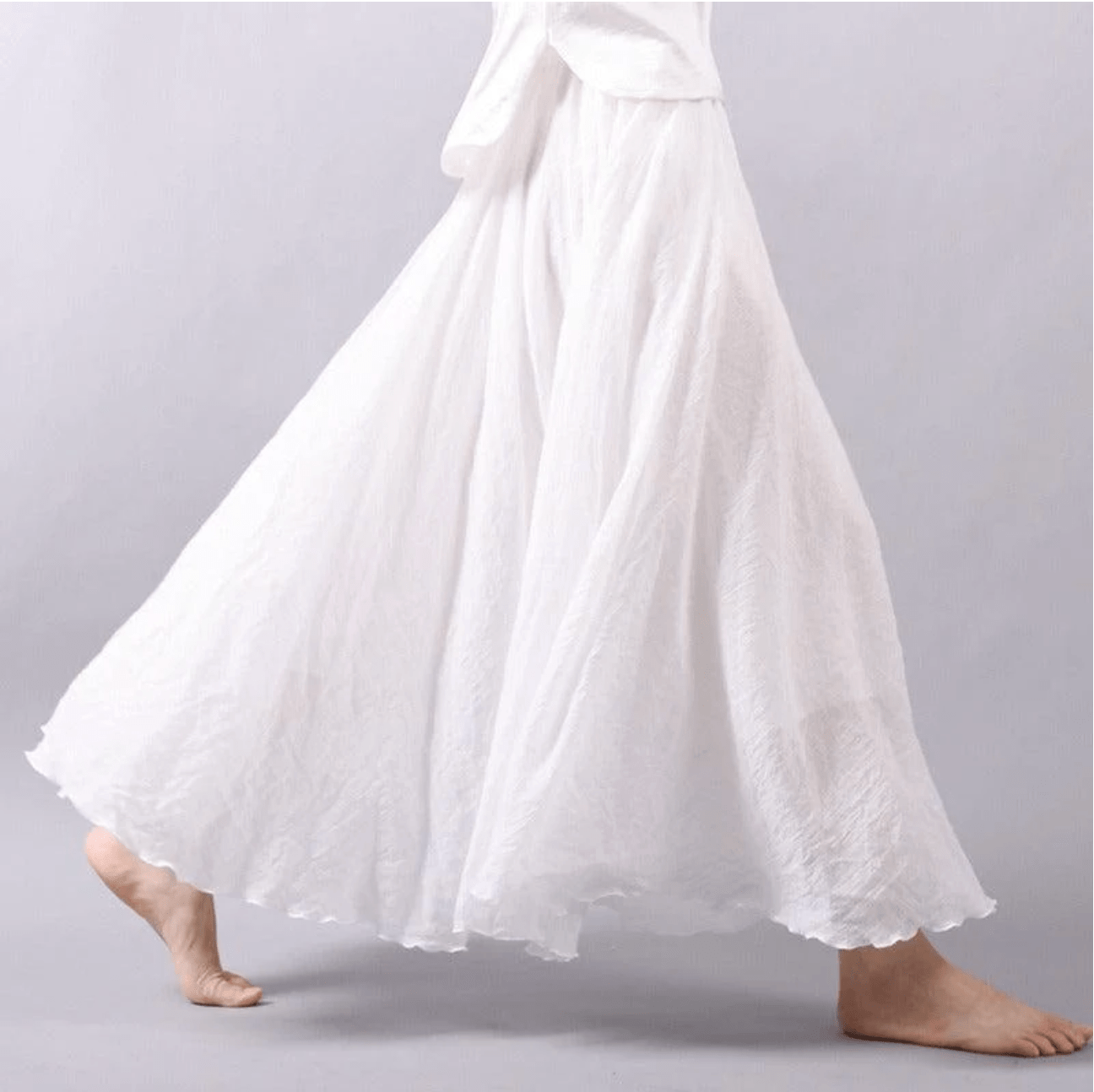 Robe en lin Boho pour femme | Maxi