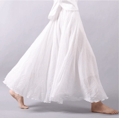 Robe en lin Boho pour femme | Maxi