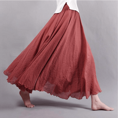 Robe en lin Boho pour femme | Maxi