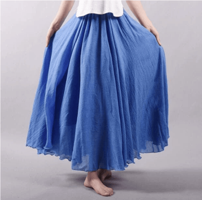 Robe en lin Boho pour femme | Maxi