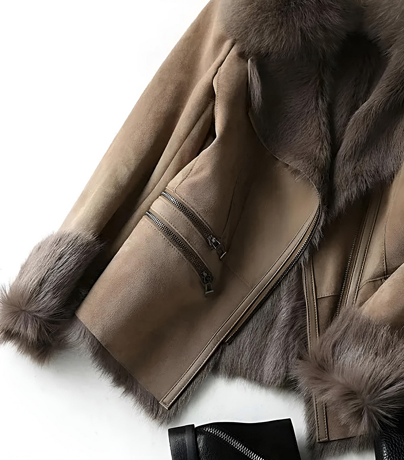 Veste en shearling pour femme | Chaude