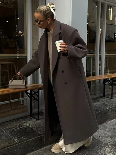 Asia | Manteau long classique pour femmes | Hiver