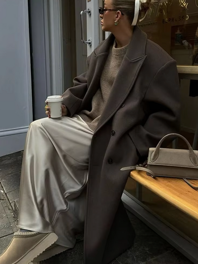Asia | Manteau long classique pour femmes | Hiver