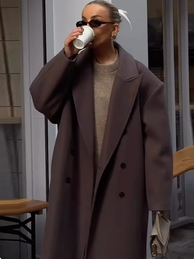 Asia | Manteau long classique pour femmes | Hiver