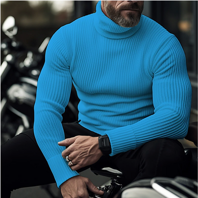 Pull à col roulé élégant pour hommes | Chaud