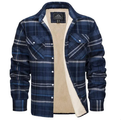 Gaston | Veste doublée en polaire pour hommes | Plaid