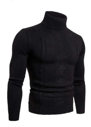 Col roulé en tricot pour hommes | Chaud