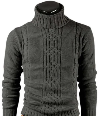 Col roulé en tricot pour hommes | Chaud