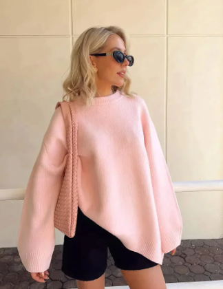 Pull tricoté pour femmes | Chaud