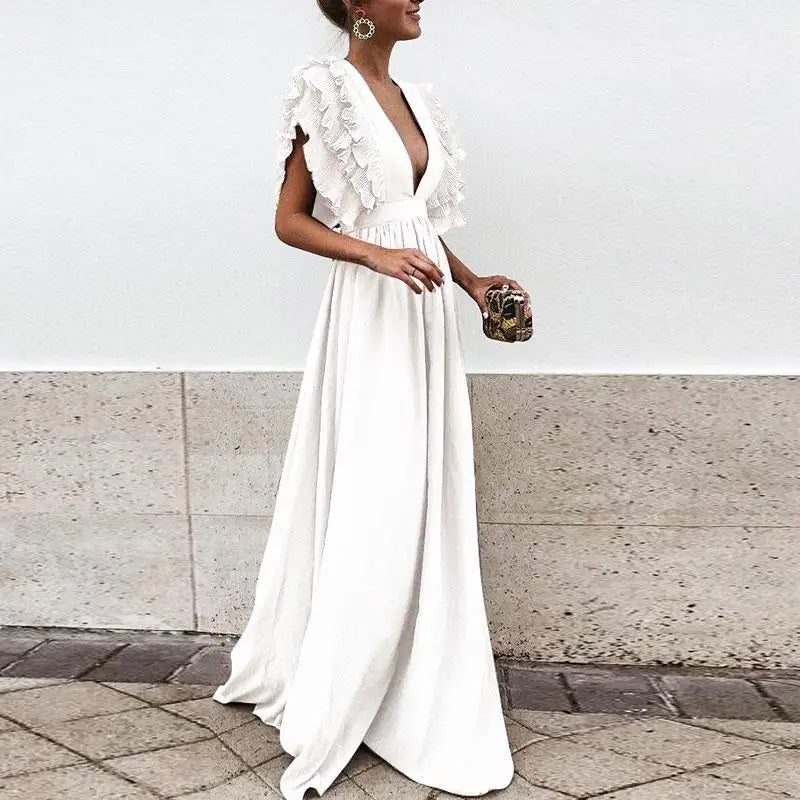 Robe élégante et décontractée pour femmes | Maxi