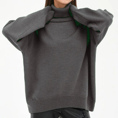 Agnes | Pull à col roulé pour femme | Chaud