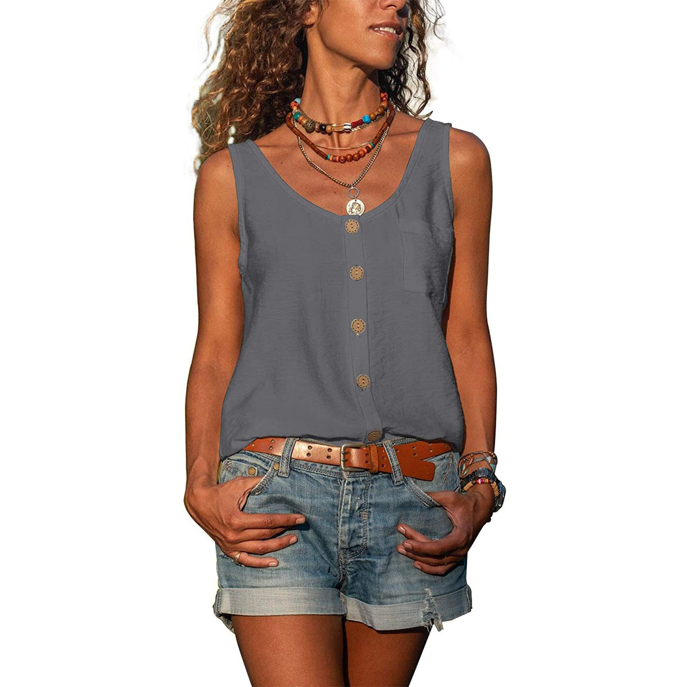 Débardeur femme Ibiza-Style | Manches courtes