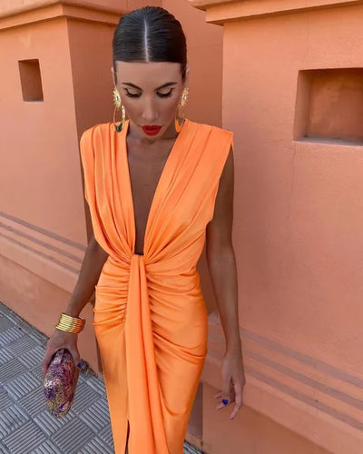 Robe de soirée glamour pour femme | Maxi