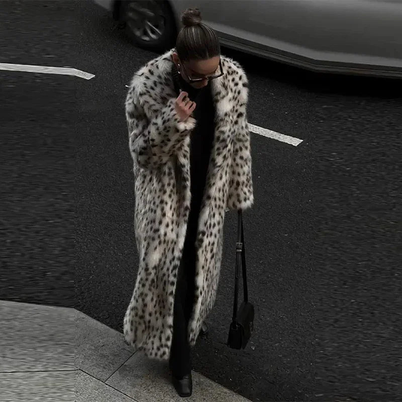 Trench-coat femme imprimé léopard | Hiver