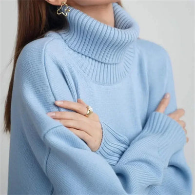 Agnes | Pull à col roulé pour femme | Chaud