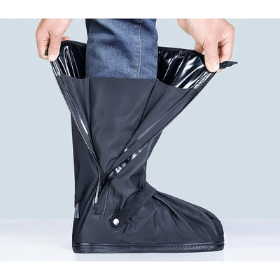 AquaStride | Couvre-chaussures imperméables pour hommes | Noir