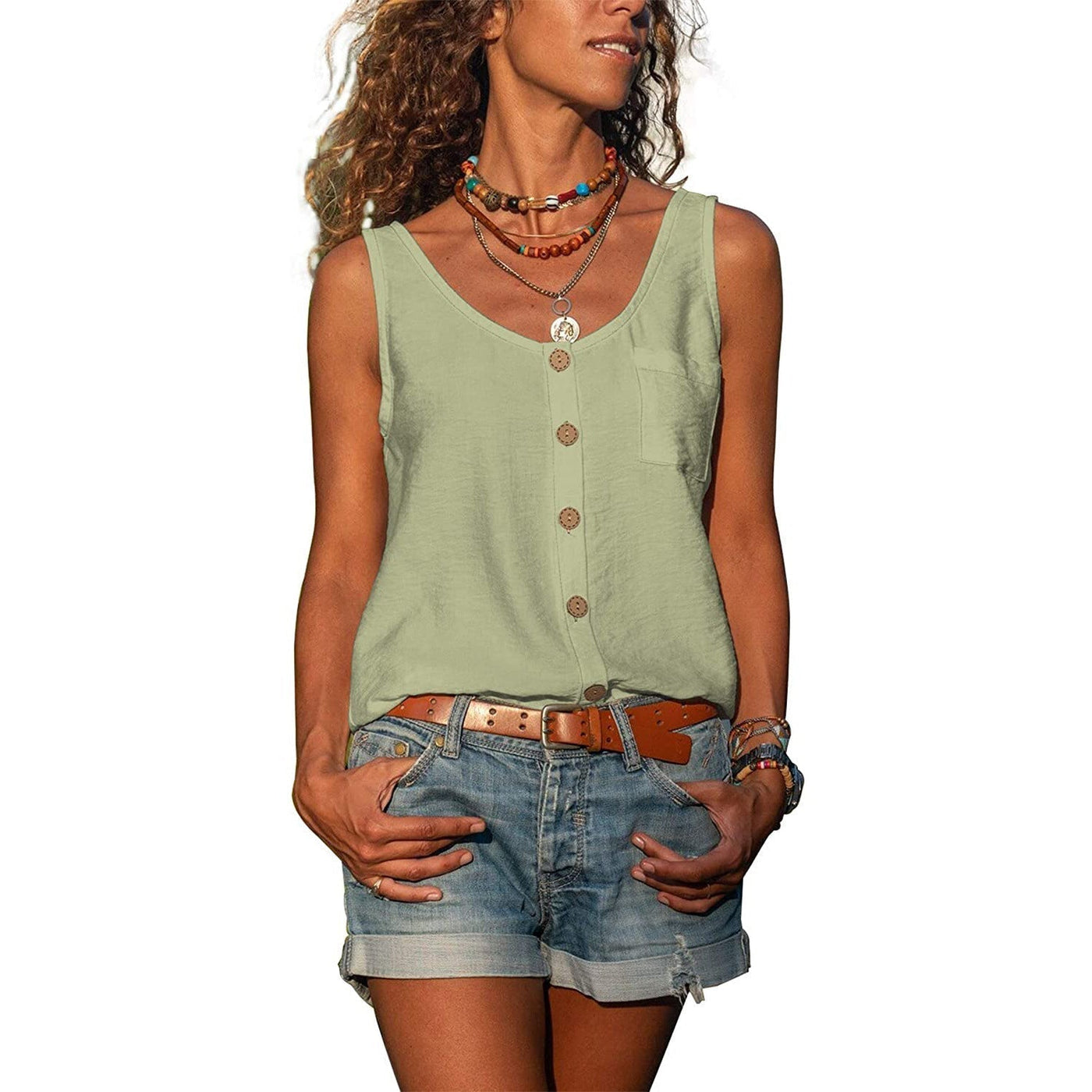 Débardeur femme Ibiza-Style | Manches courtes