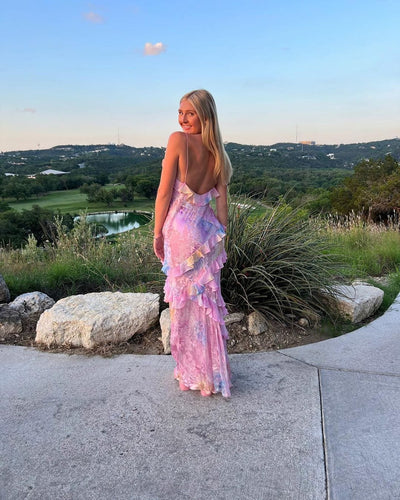 Robe élégante sans manches pour femmes | Maxi