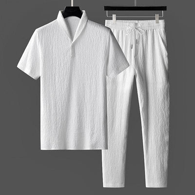 Ensemble en coton confortable et polyvalent pour hommes