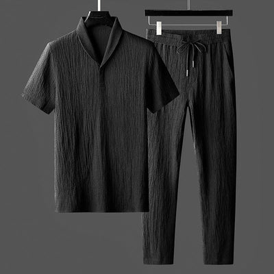 Ensemble en coton confortable et polyvalent pour hommes