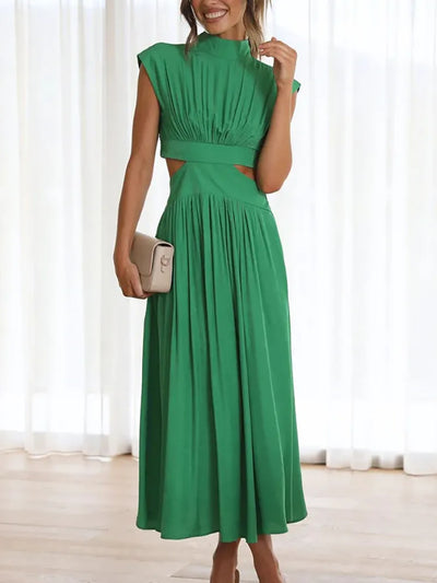 Robe longue élégante et fluide pour femmes | Maxi