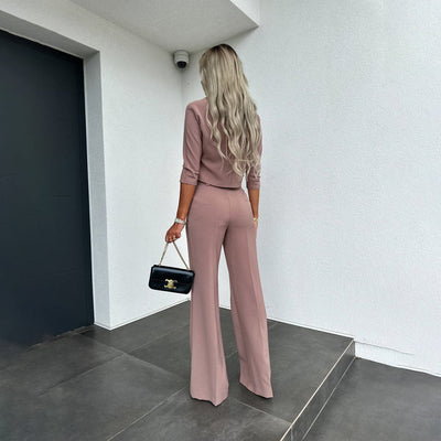 Ensemble deux pièces chic et polyvalent pour femmes