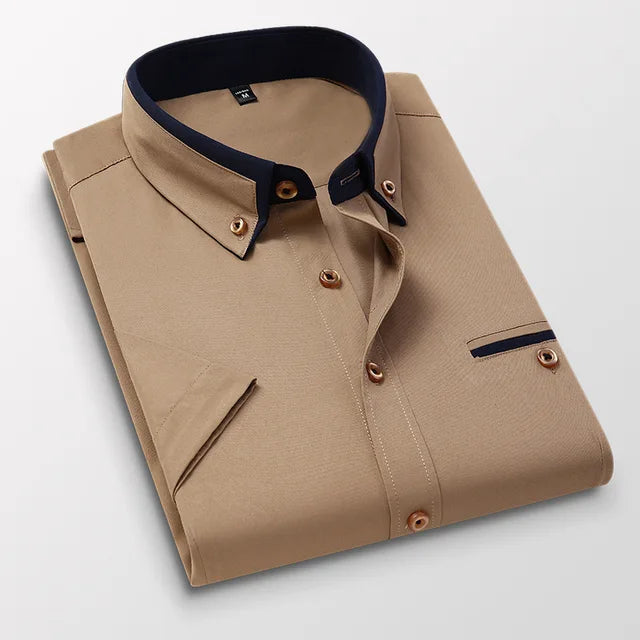 Chemise classique pour hommes | Manches courtes