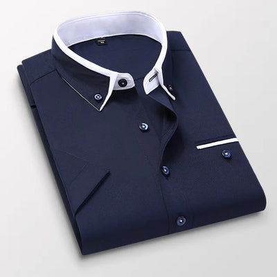 Chemise classique pour hommes | Manches courtes