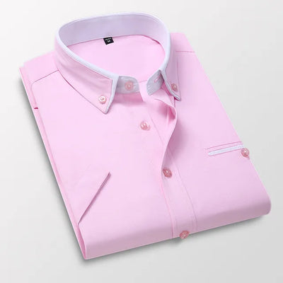 Chemise classique pour hommes | Manches courtes