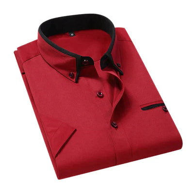 Chemise classique pour hommes | Manches courtes