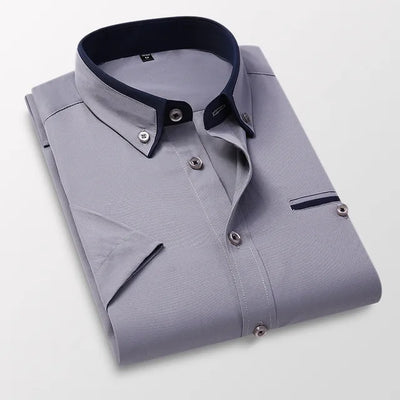 Chemise classique pour hommes | Manches courtes