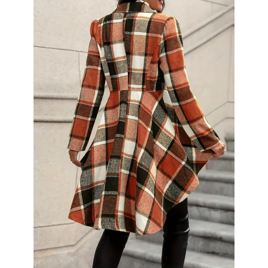 Blazer à carreaux pour femmes | Hiver