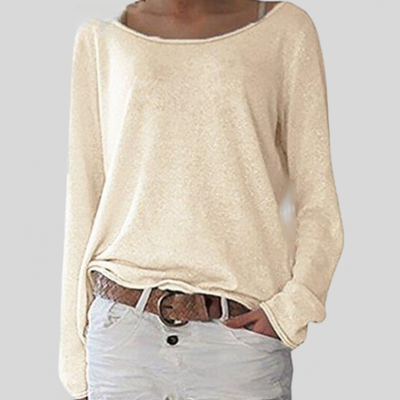 Pull léger et élégant pour femmes | Col rond