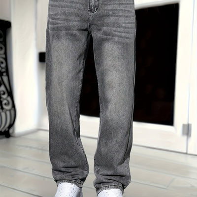 Jeans en denim haut de gamme pour hommes | Coupe droite
