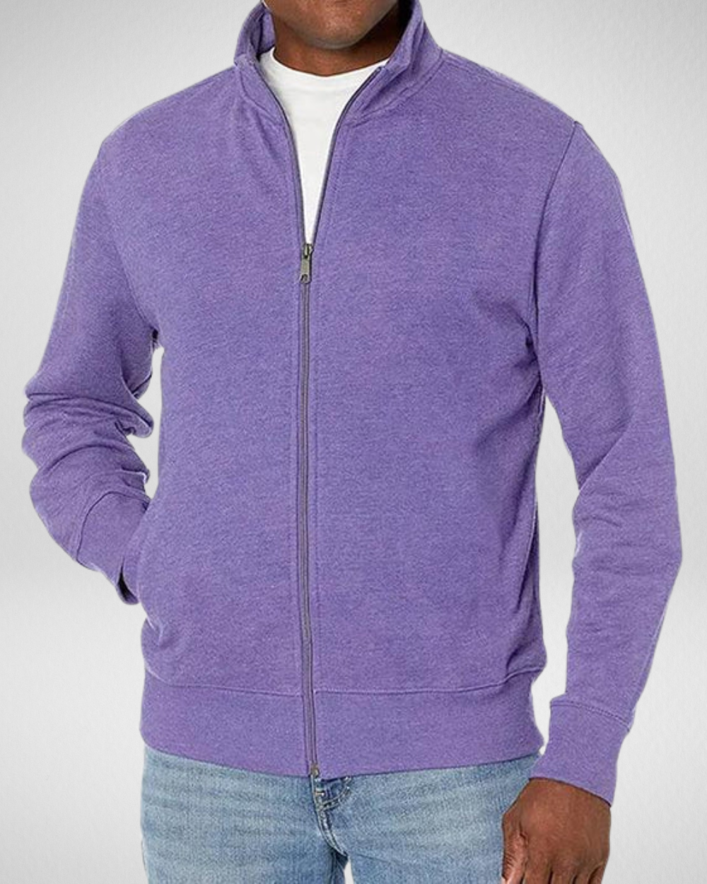 Veste polaire zippée pour homme | Chaude