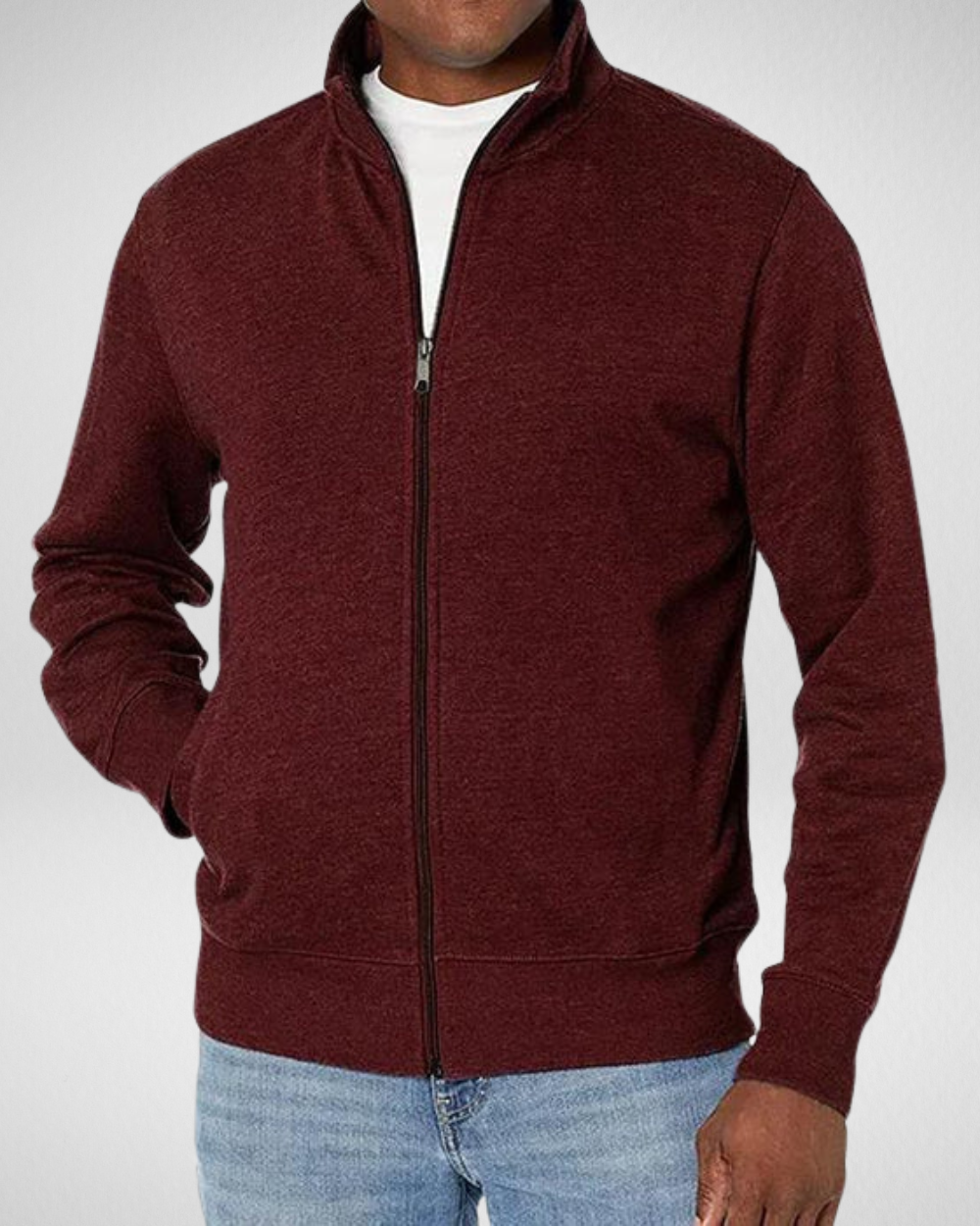 Veste polaire zippée pour homme | Chaude