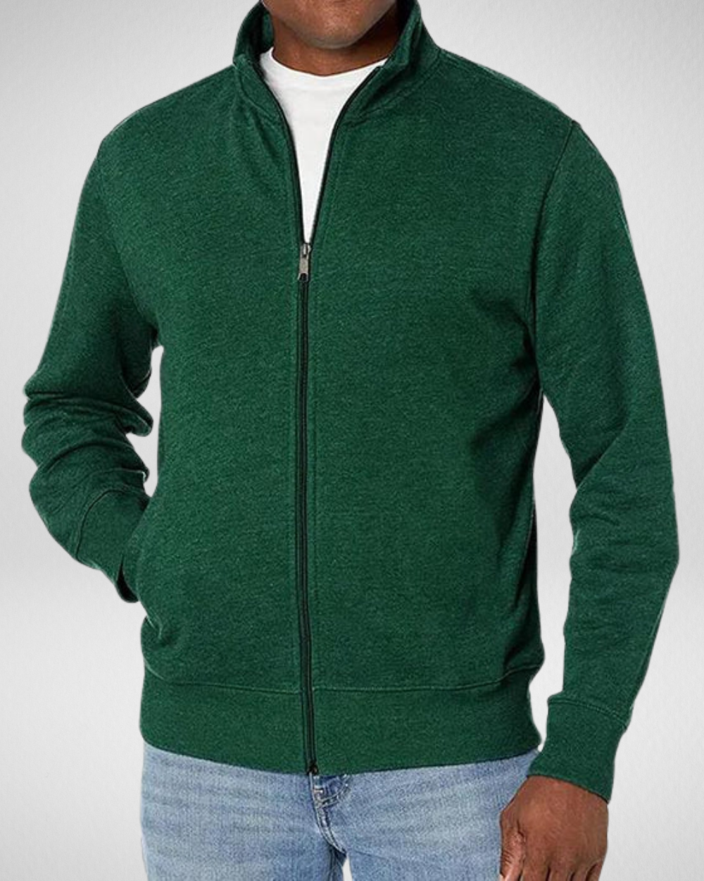 Veste polaire zippée pour homme | Chaude