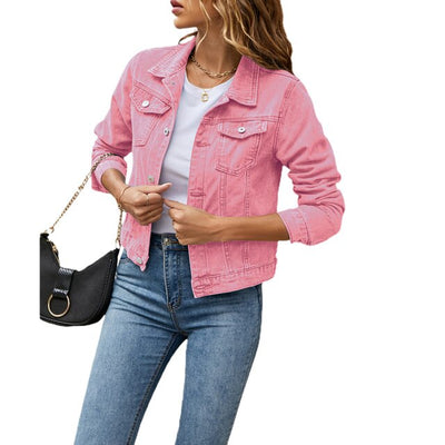 Veste en jean décontractée pour femmes | Chaude