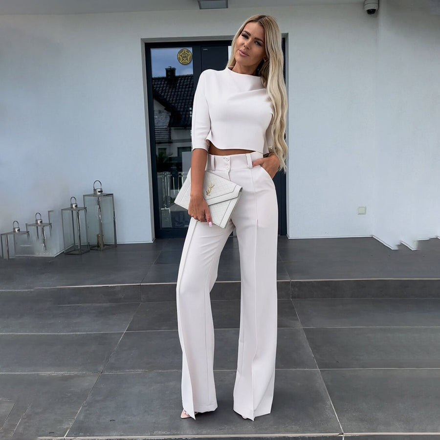 Ensemble deux pièces chic et polyvalent pour femmes
