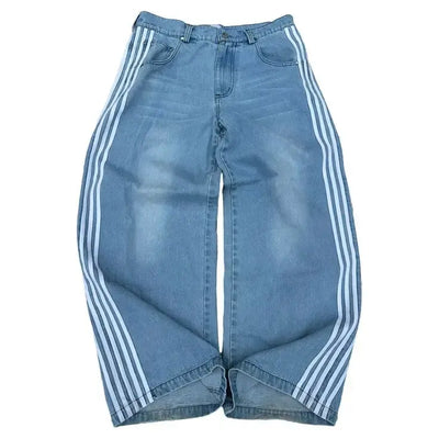 Jeans taille haute pour femmes | Baggy