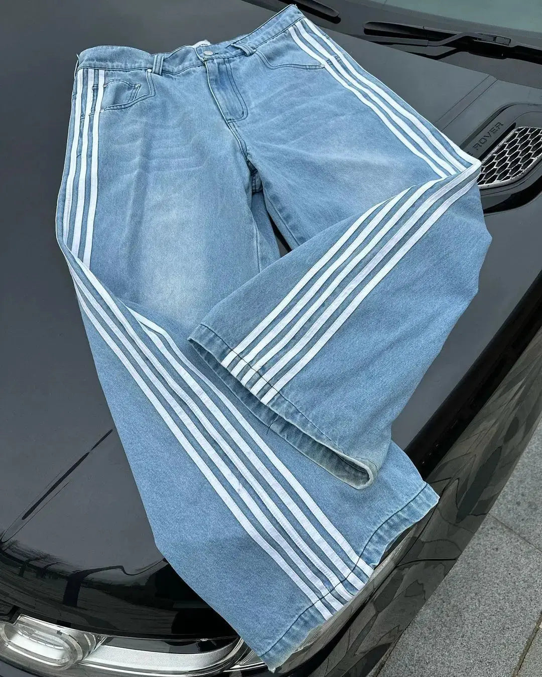 Jeans taille haute pour femmes | Baggy