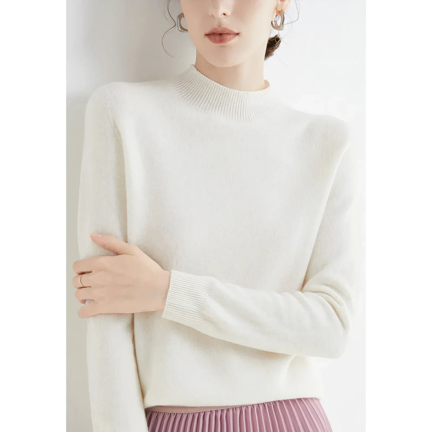 Chandail en tricot de cachemire pour femmes | Chaud