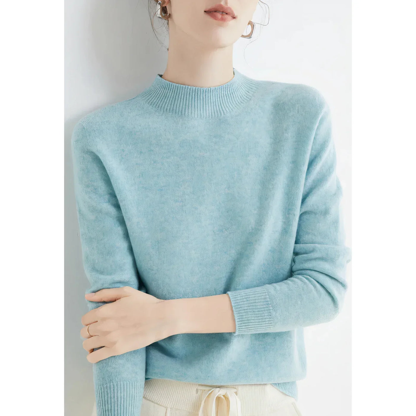 Chandail en tricot de cachemire pour femmes | Chaud