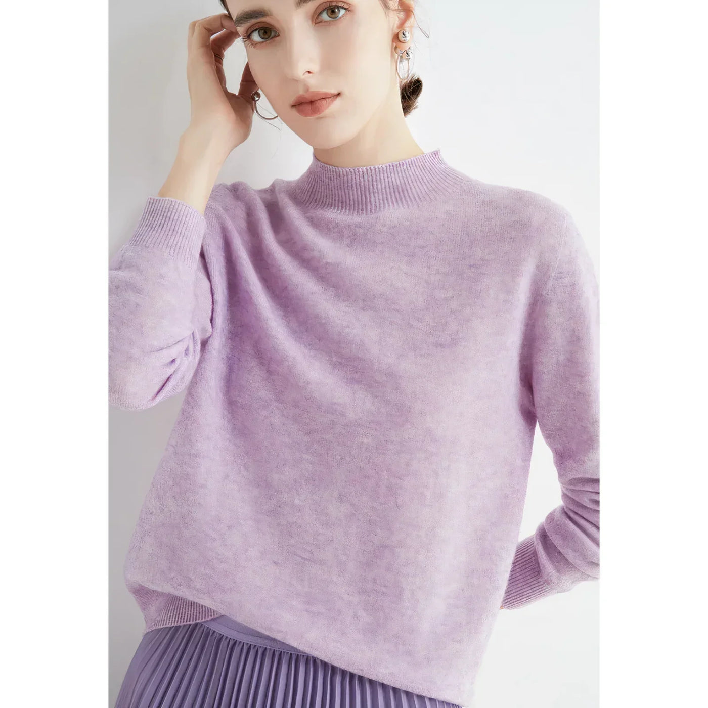 Chandail en tricot de cachemire pour femmes | Chaud